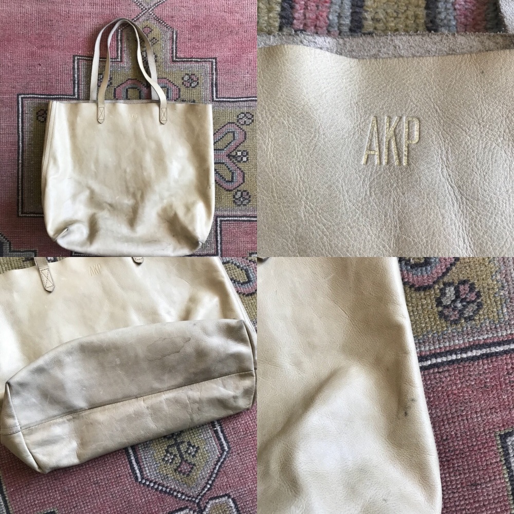 Madewell Transport Tote Tan Beige Used